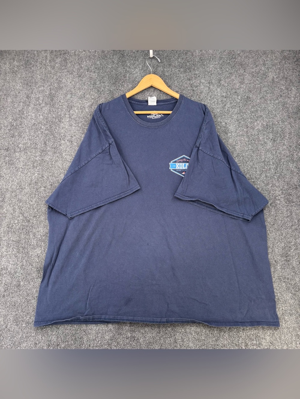 Koloa Surf Company Blue Crew Neck T Shirt Men’s 5XL 100% Cotton